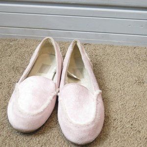 UGG Haile Loafers Sparkle Pink Girls Size 2